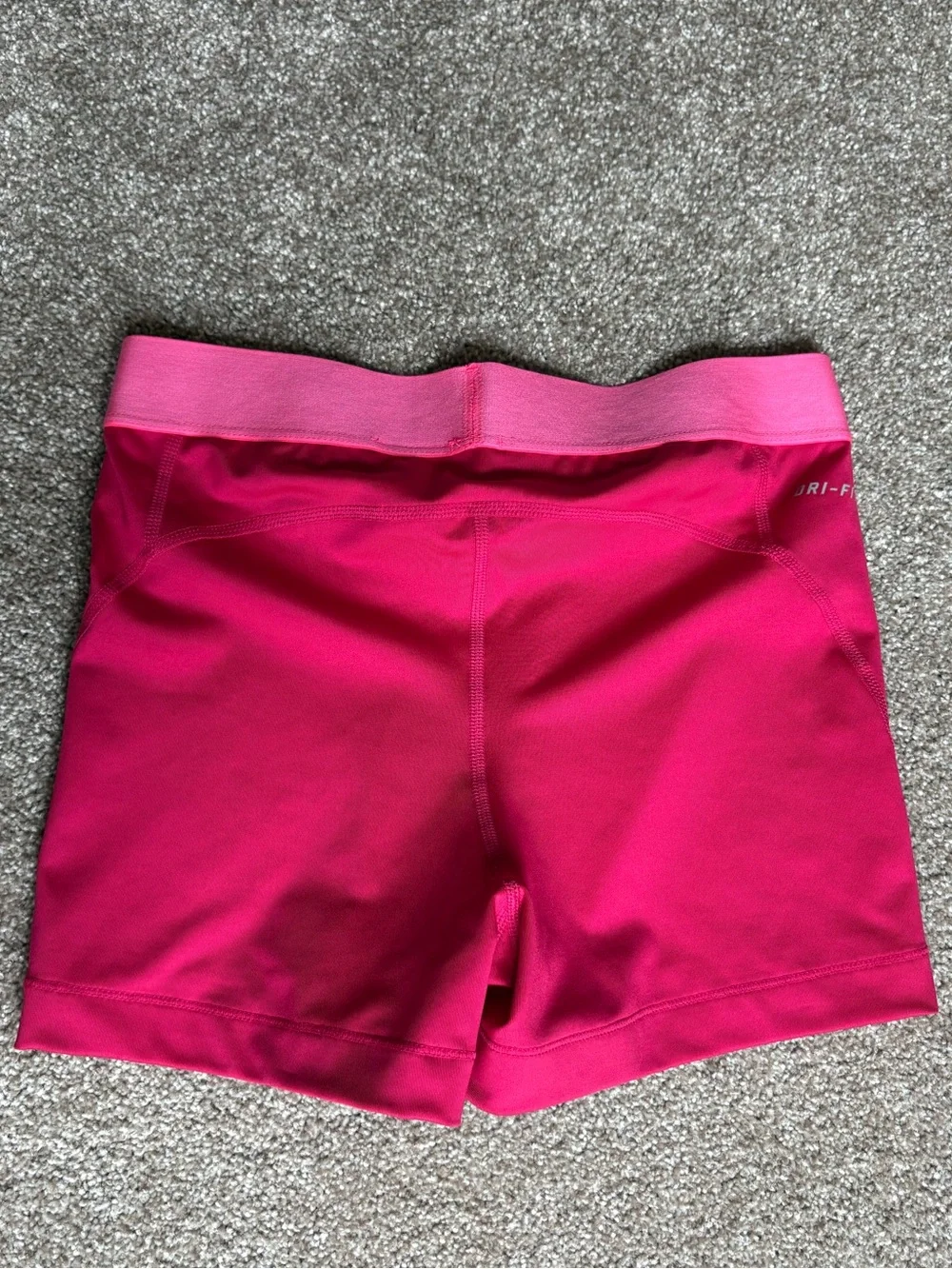 Nike Women's Hot Pink Pro Compression Bike Shorts - Picture 3 of 4